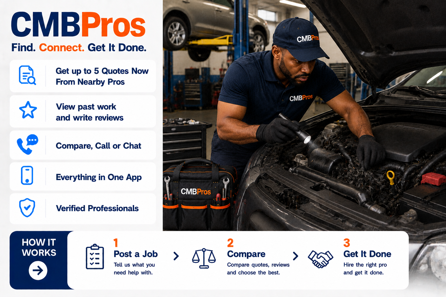 Mobile auto mechanic servicing a car in Kazungula